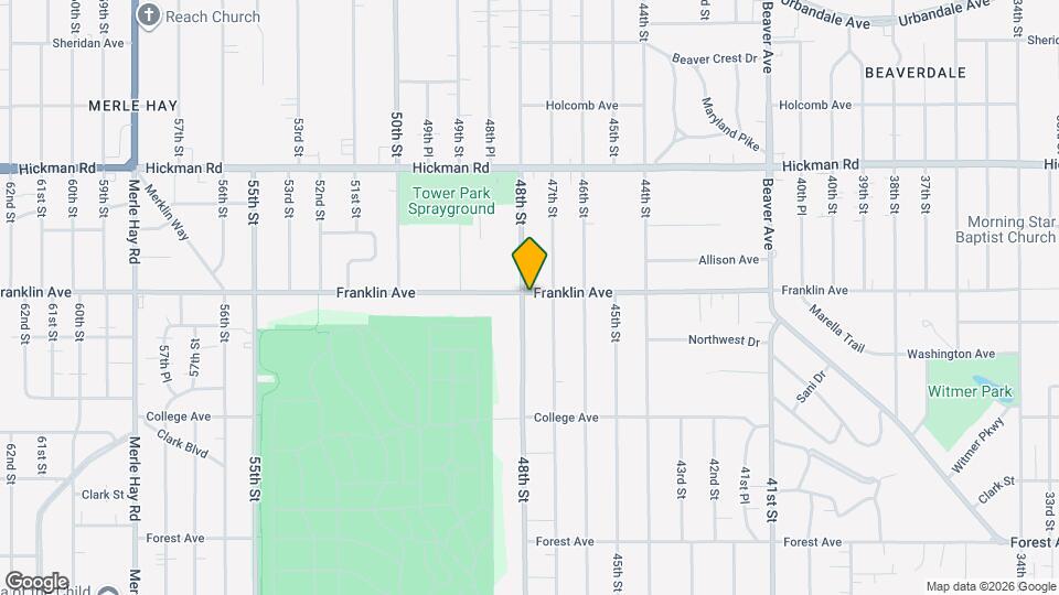 1829 48th St Map and Location Details