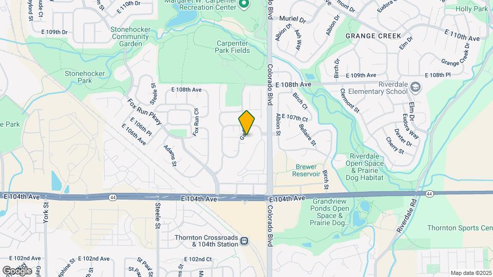 10580 Garfield St Map and Location Details