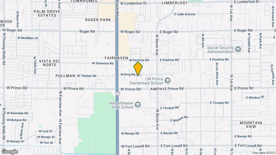 219-225 W King Rd Mapa y Detalles de la Ubicación