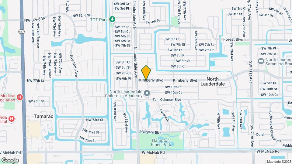 931 SW 80th Ave Map and Location Details