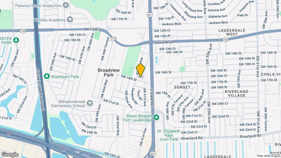 1741-1751 SW 40th Ter Map and Location Details
