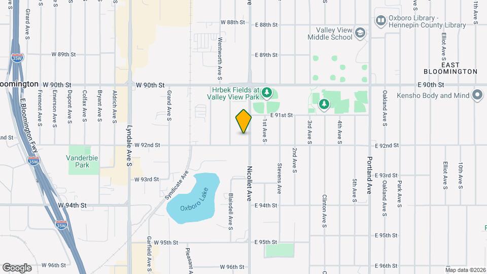 9150 Nicollet Ave Mapa y Detalles de la Ubicación