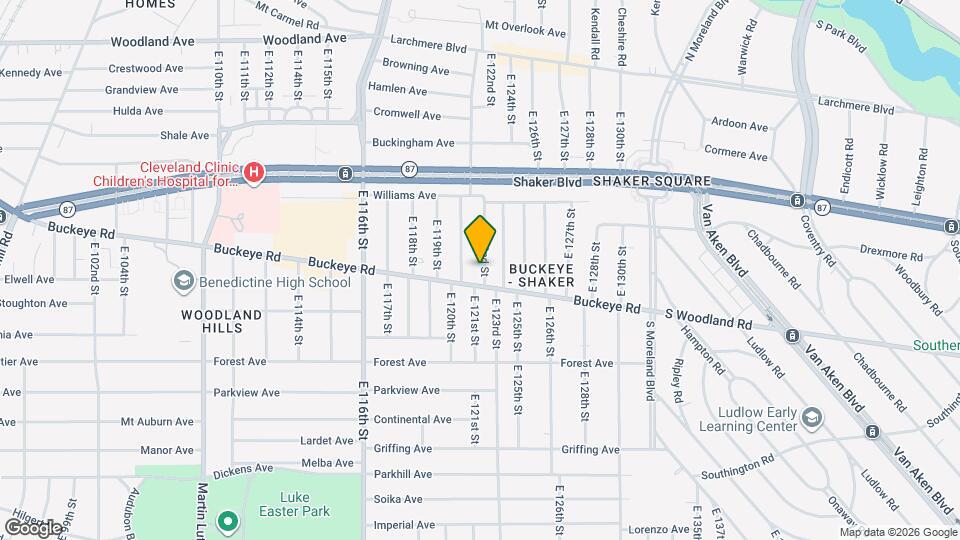 2840 E 122nd St Map and Location Details