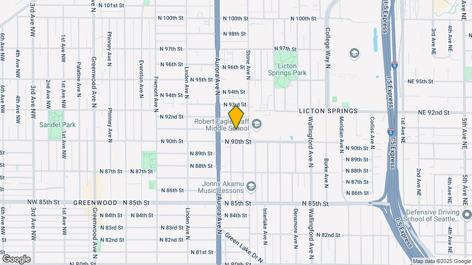 1135 N 91st St Mapa y Detalles de la Ubicación