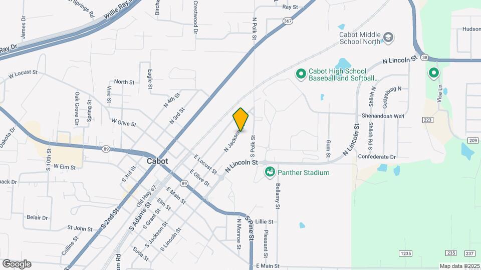 707 N Jackson St Map and Location Details