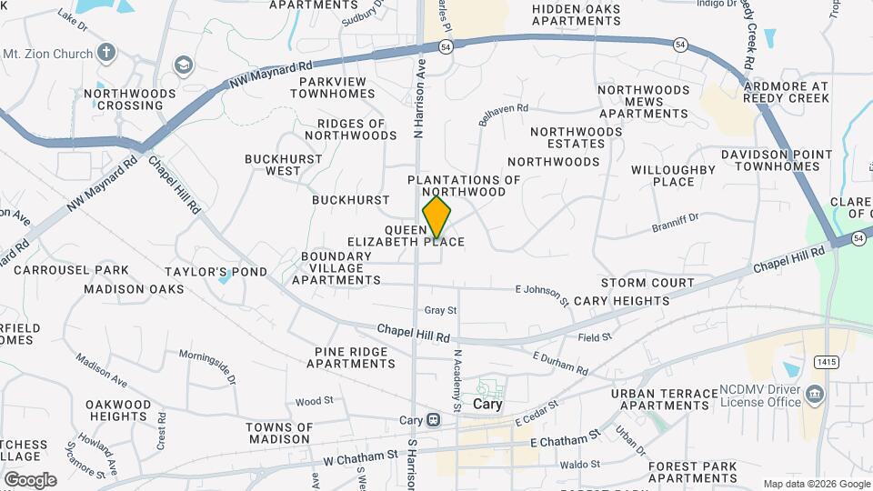 705 Northampton Dr Mapa y Detalles de la Ubicación