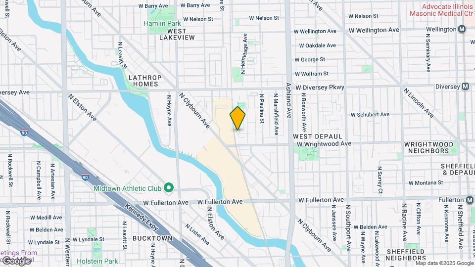 2632 N Hartland Ct Map and Location Details