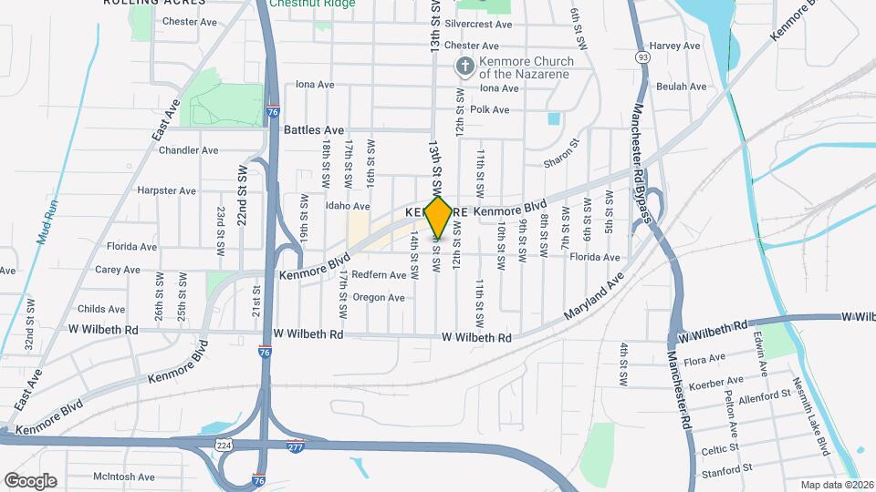 2245 13th St SW Map and Location Details