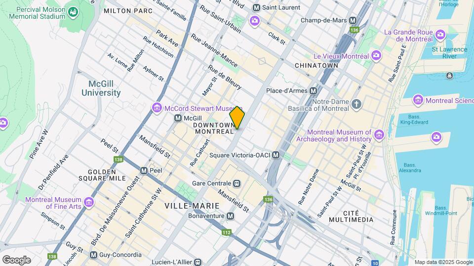 1205 Pl. du Frere Andre Map and Location Details