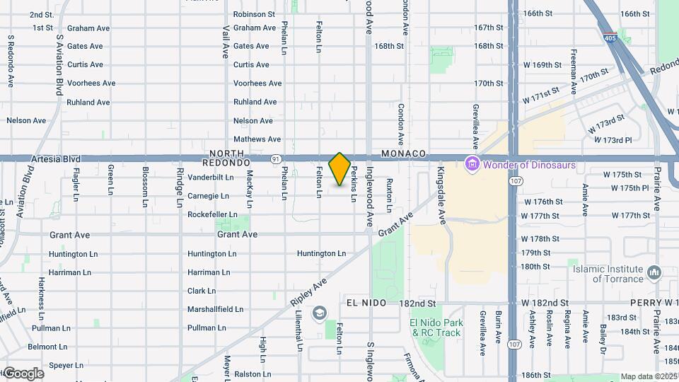 2613 Carnegie Ln Map and Location Details