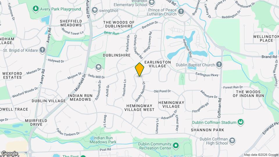 7203 Shady Nelms Dr Mapa y Detalles de la Ubicación