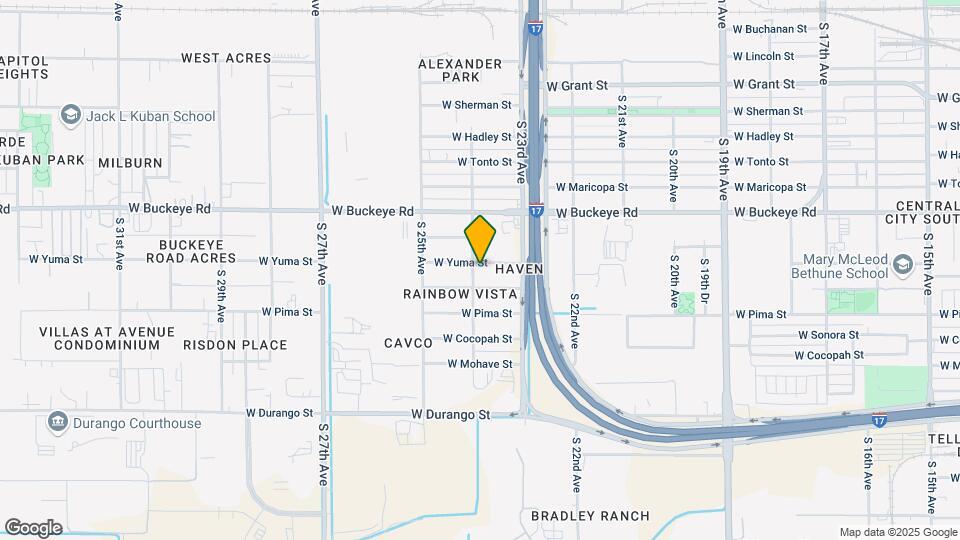 2341 W Yuma St Map and Location Details