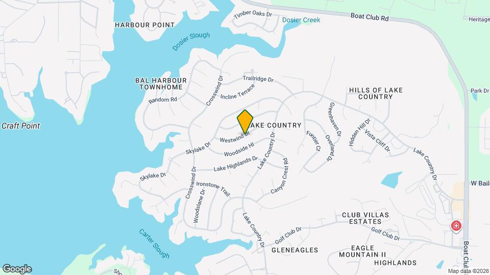 7701 Westwind Dr Map and Location Details