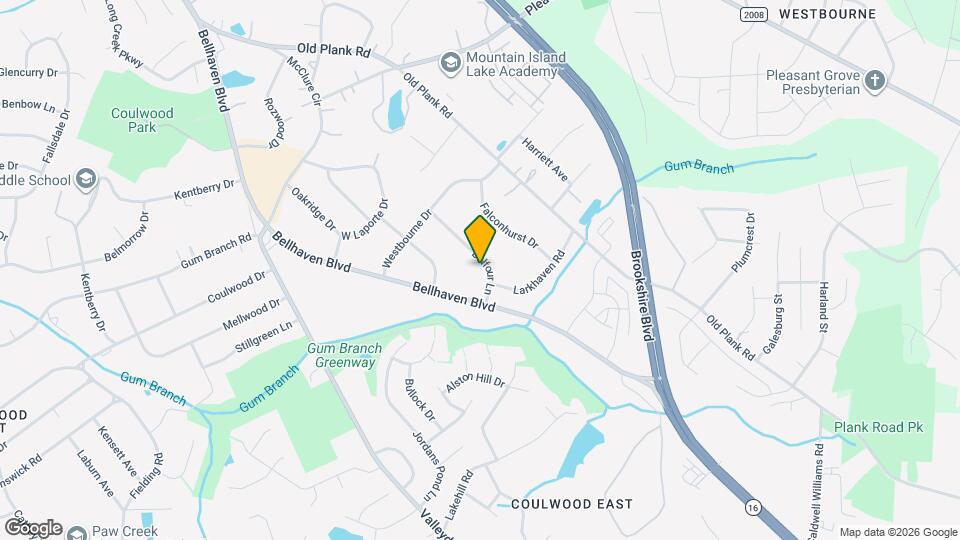 1721 Balfour Ln Map and Location Details