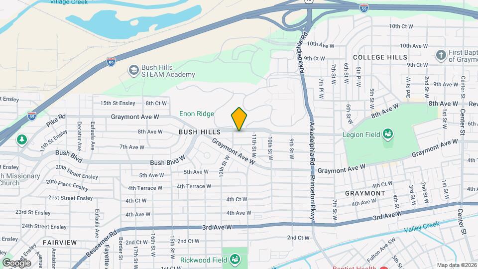 1131 8th Ave W Map and Location Details