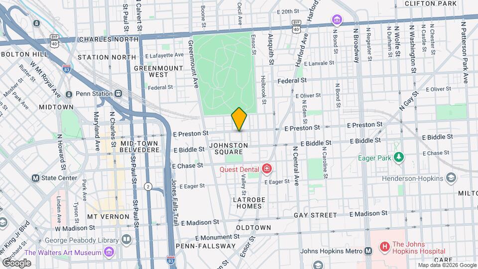 1212 Valley St Mapa y Detalles de la Ubicación