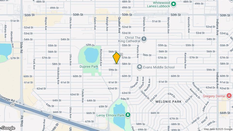 4403 58th St Map and Location Details