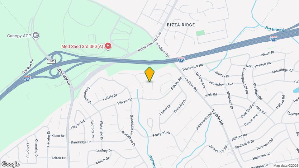 6479 Pittsfield Dr Map and Location Details