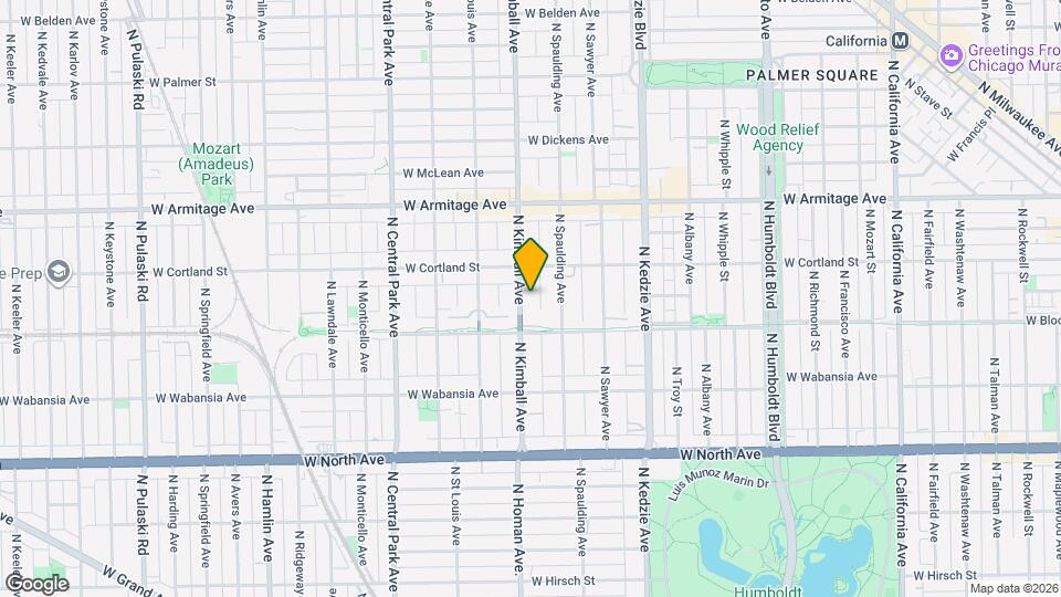 1831 N Kimball Ave, Unit 1 Map and Location Details