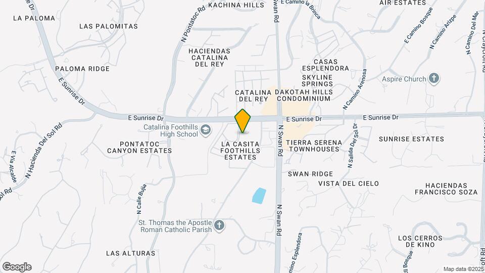 5532 N La Casita Dr Map and Location Details
