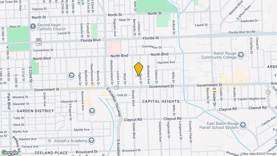 416 East Dr Map and Location Details