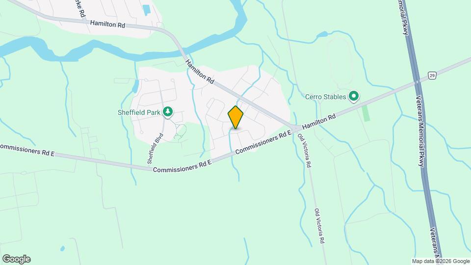 3014 Doyle Dr. Map and Location Details