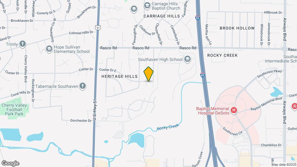 7722 Pin Cove Map and Location Details