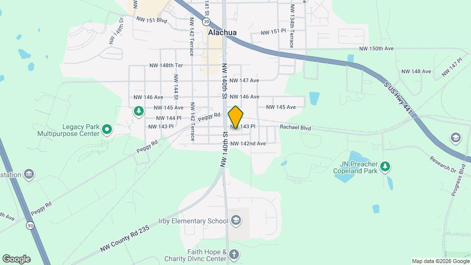 13904 NW 142 Pl Map and Location Details