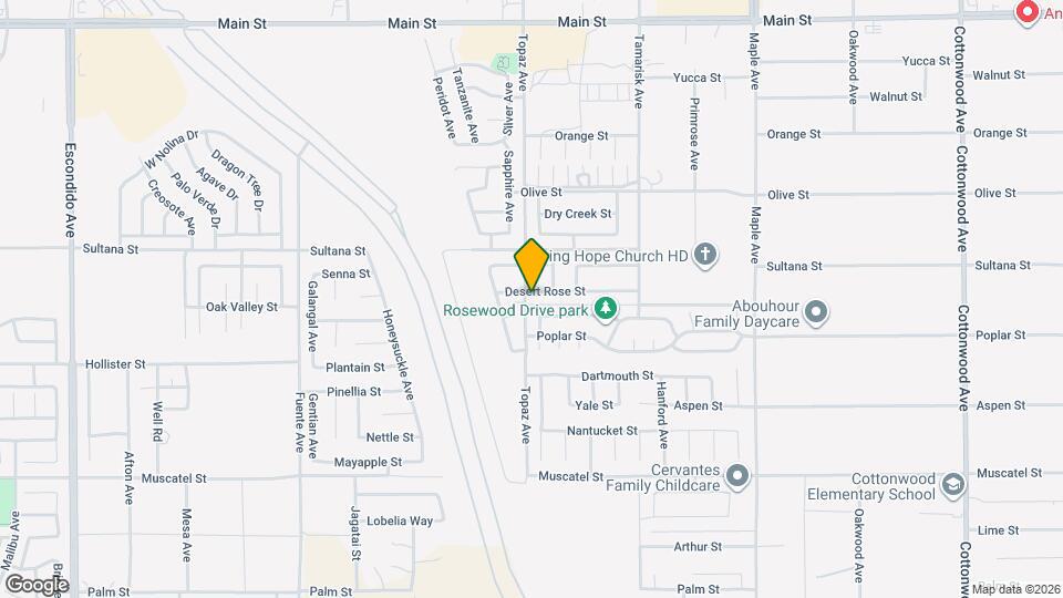 14115 Desert Rose St Map and Location Details