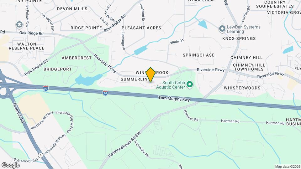 1138 Summerstone Trace Map and Location Details