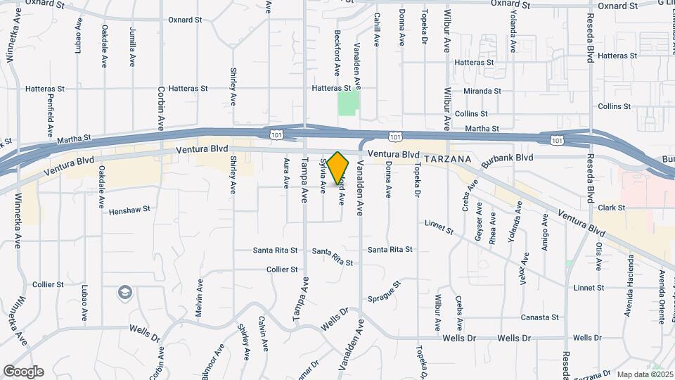 5457 Beckford Ave Map and Location Details