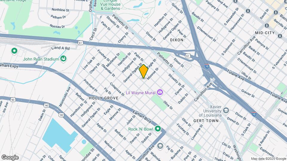 8733 Olive St Map and Location Details