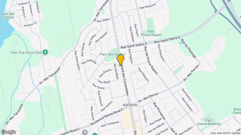 6132 Des Laurentides Boul Map and Location Details