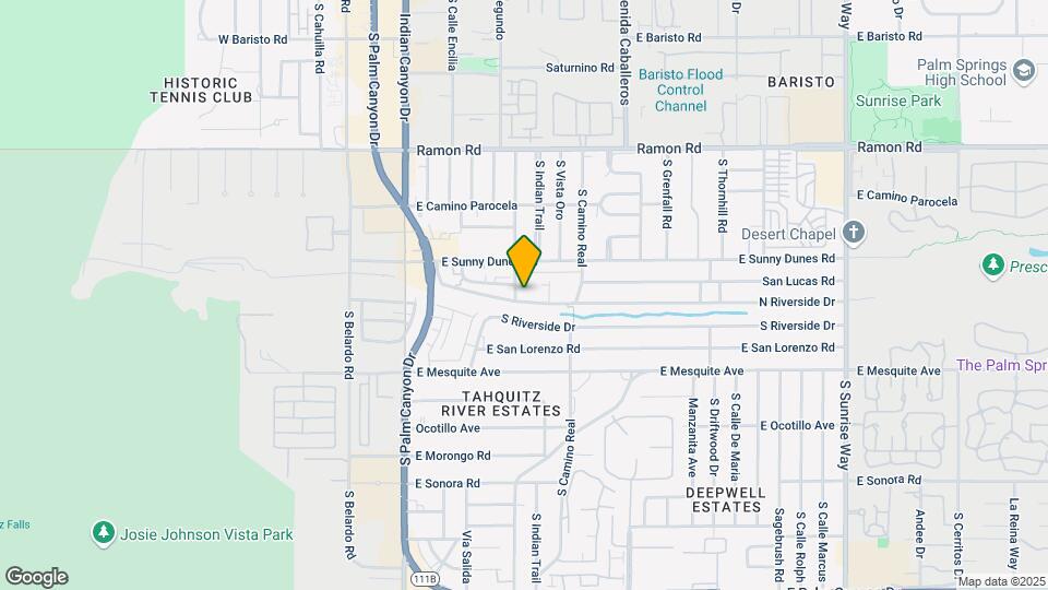 700 N Riverside Dr Map and Location Details