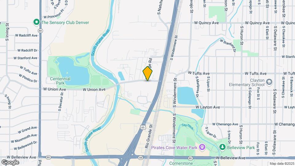 4600 S Santa Fe Dr Map and Location Details
