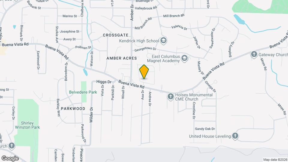 845 Arlington Dr Map and Location Details