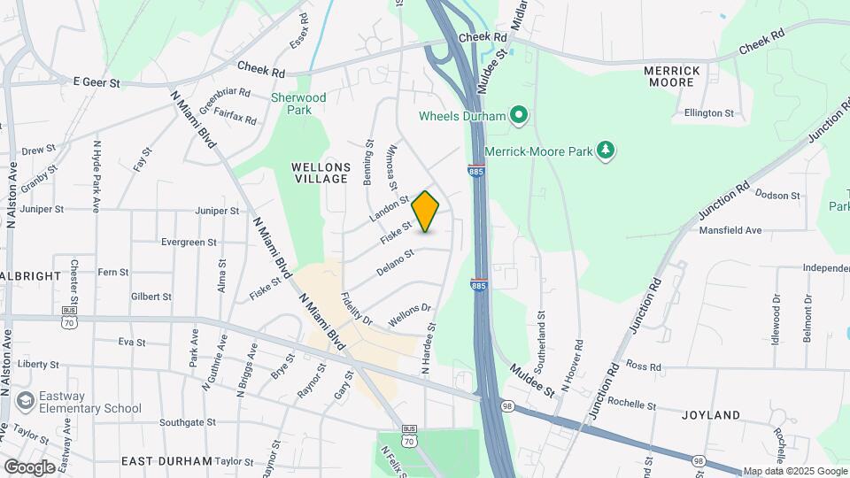 1153 Delano St Map and Location Details