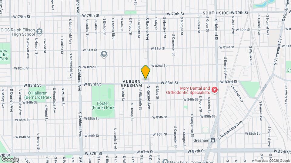 1206 W 83rd St Map and Location Details