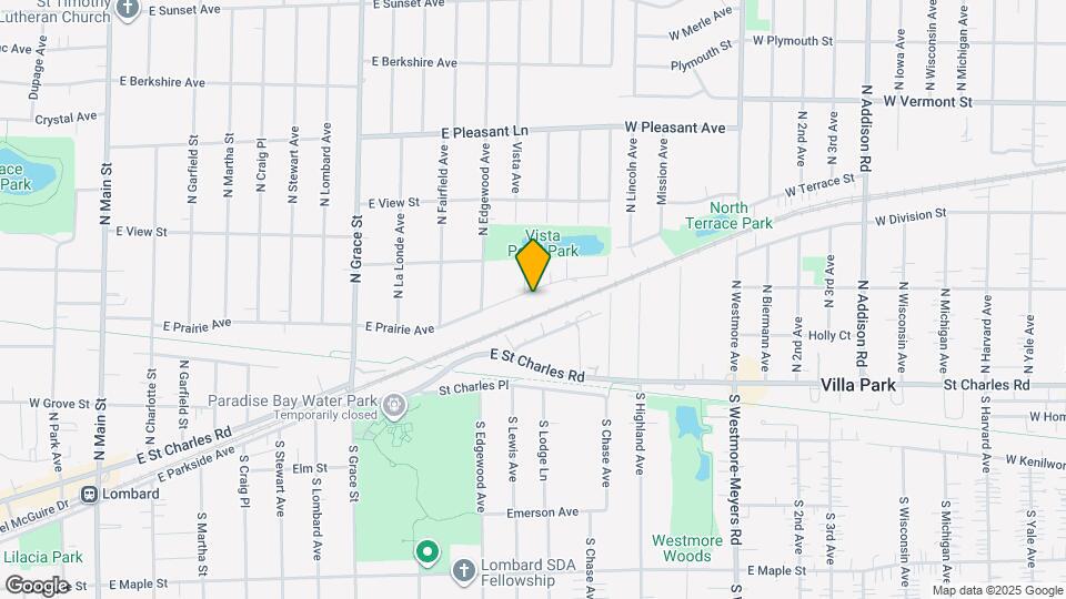 635 E Prairie Ave Map and Location Details