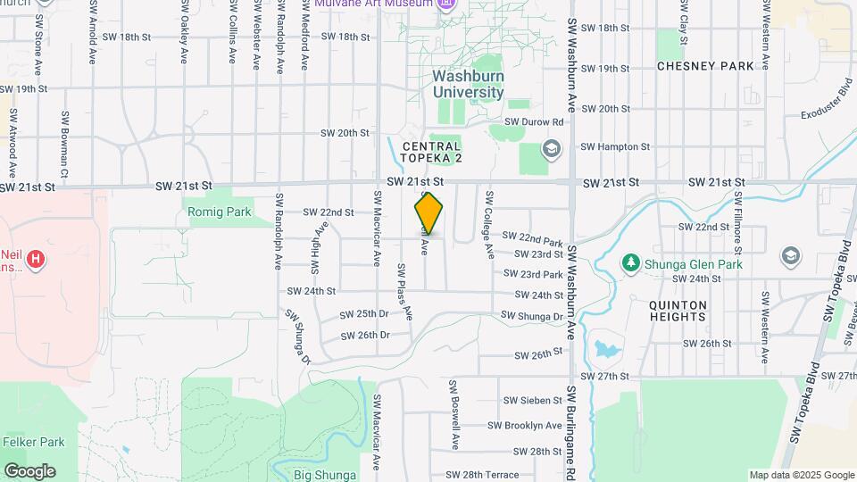 2240 SW Jewell Ave Map and Location Details