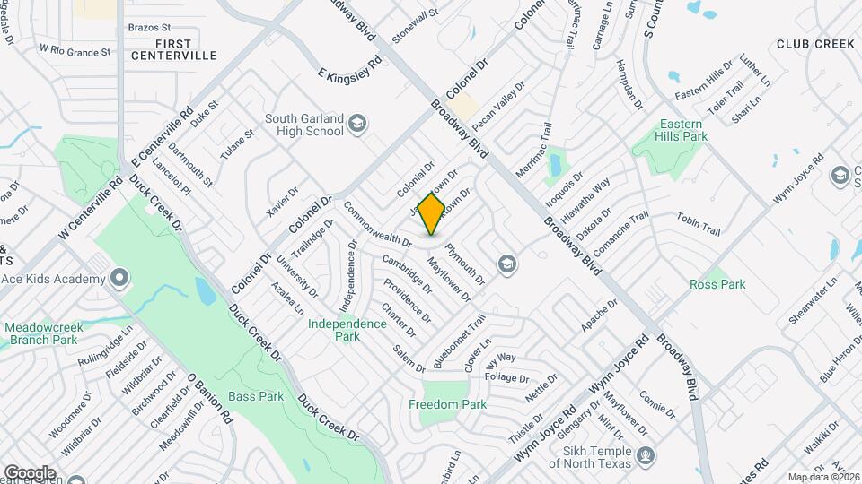 3902 Commonwealth Dr Map and Location Details