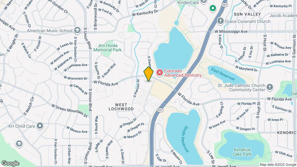 10930 W Florida Ave, Unit 601 Map and Location Details