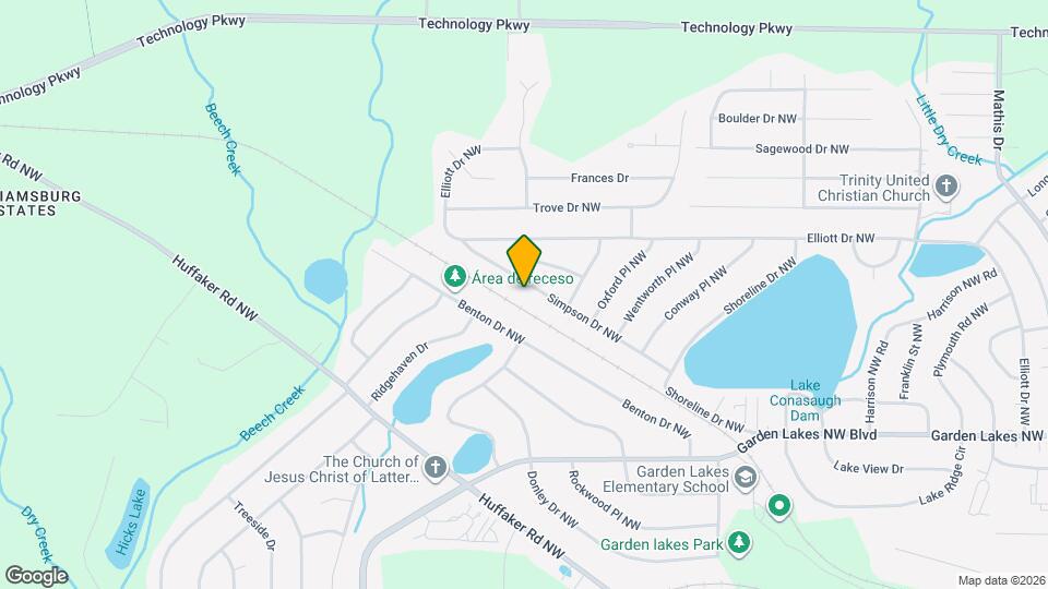 119 Simpson Dr NW Map and Location Details