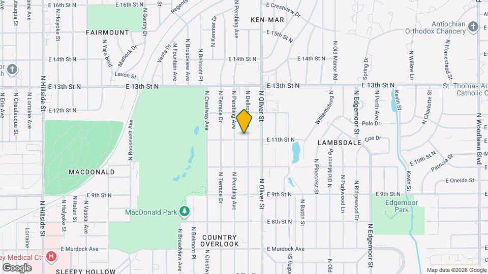 1201 Dellrose Map and Location Details