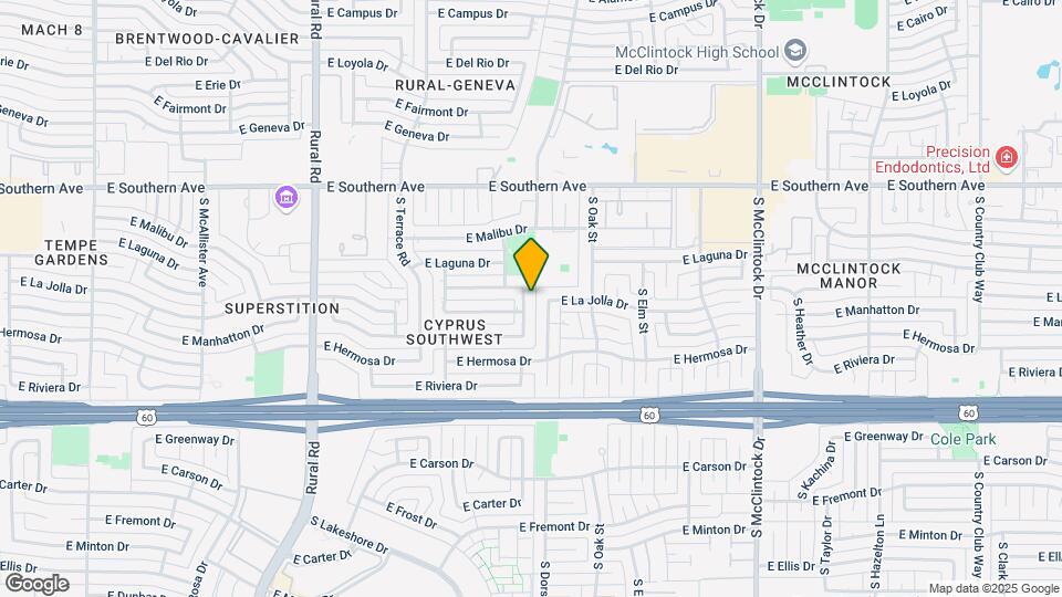 3613 S Kenneth Pl Map and Location Details
