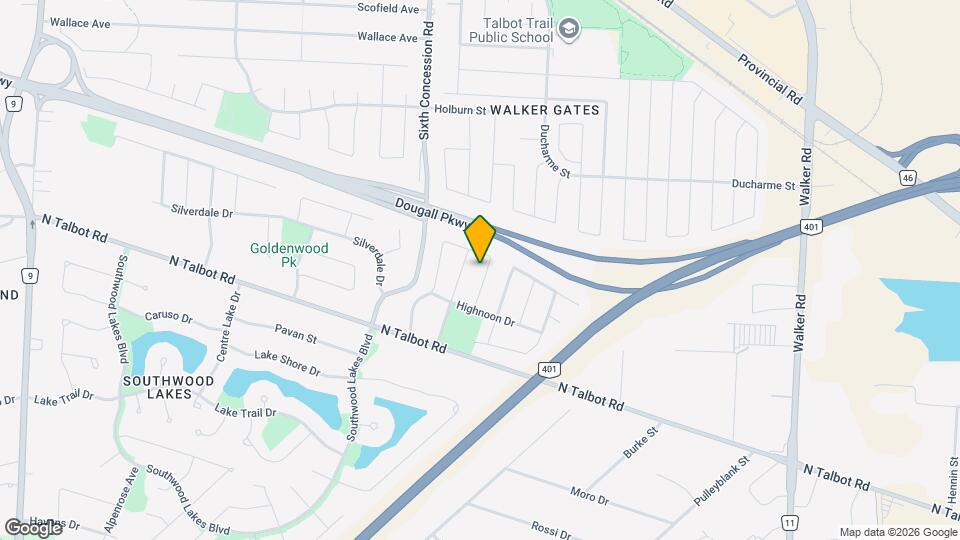4221 Stagecoach Ave Map and Location Details