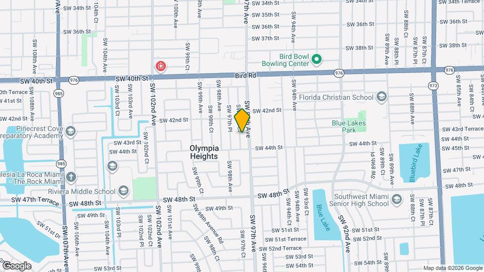 4315 SW 97th Ct Map and Location Details