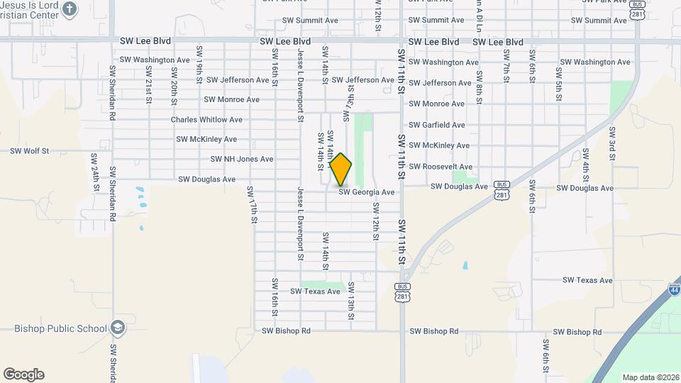 1307 SW Georgia Ave Map and Location Details