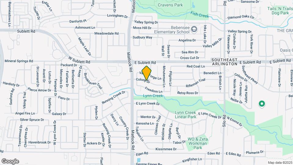 202 Colony Dr Map and Location Details