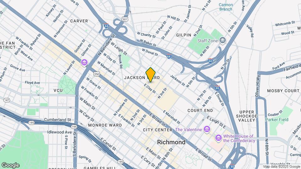 505 N 1st St Map and Location Details